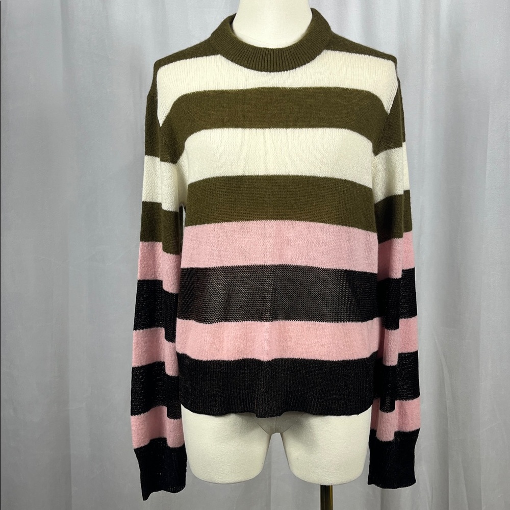 Rag & Bone Annika Stripe Cashmere Sweater. - Picture 3 of 9